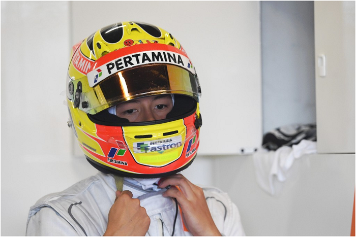 Rio Haryanto (INDONESIA) Manor Racing durante el entrenamiento de F�rmula 1, (Tercer d�a), Barcelona, Espa�a, mi�rcoles 24 Febrero 2016. Nikon D5 + NIKKOR 500mm f/4.0, disparo @ f/4.5 | 1/500s | 500mm | ISO 2800. Cr�ditos Foto: Mark Sutton (REINO UNIDO) S