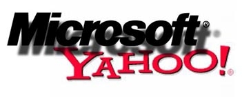 Yahoo Microsoft logo Yahoo Microsoft logo